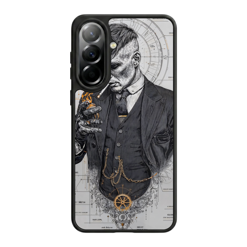 Samsung Galaxy A57 Uyumlu Peaky Blinders Tasarımlı Glossy Premium Kılıf