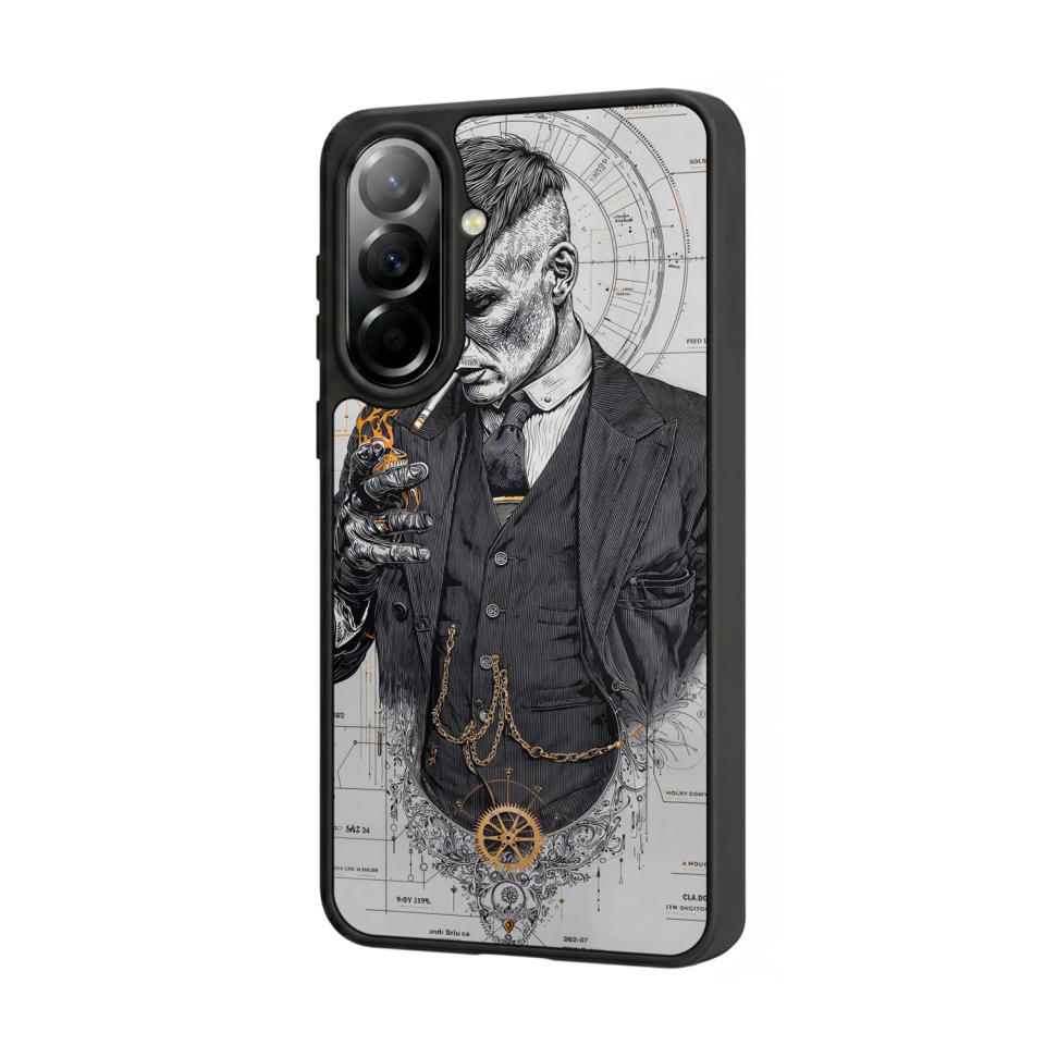 Samsung Galaxy A57 Uyumlu Peaky Blinders Tasarımlı Glossy Premium Kılıf