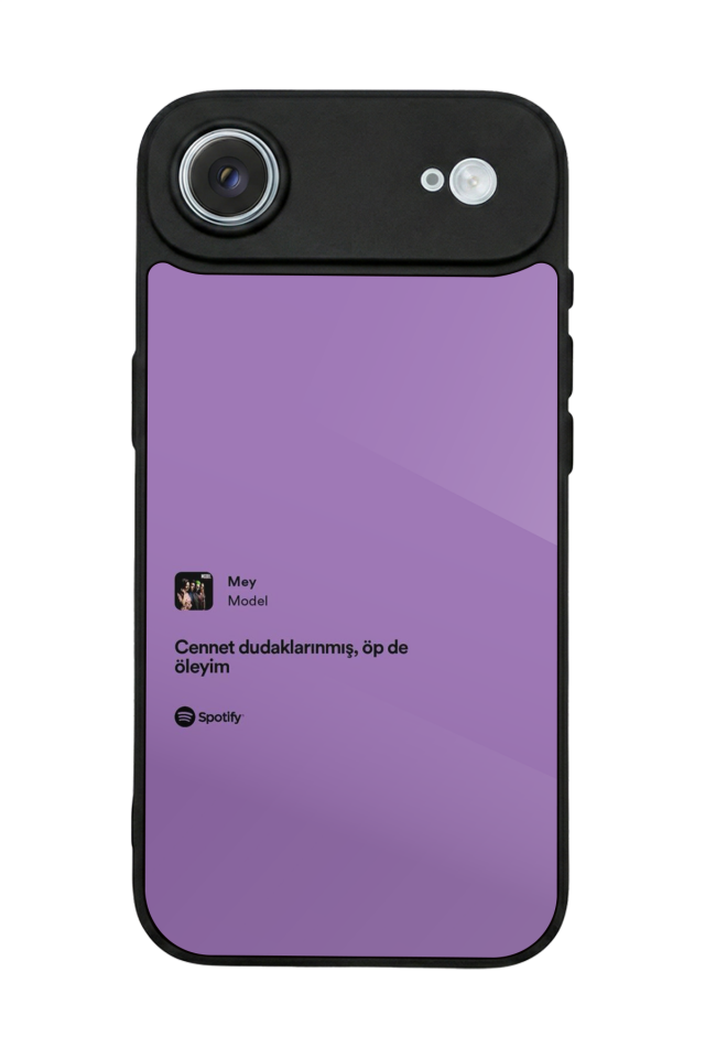 iPhone 17 Air Uyumlu Sarki Sozleri Tasarımlı Glossy Premium Kılıf