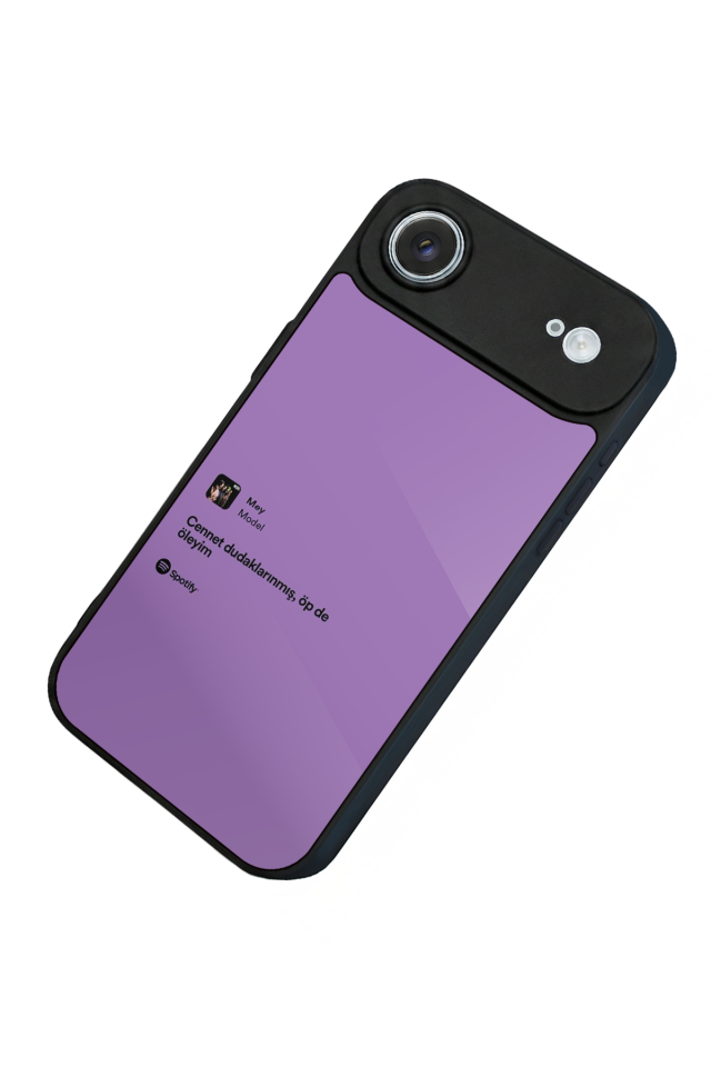 iPhone 17 Air Uyumlu Sarki Sozleri Tasarımlı Glossy Premium Kılıf