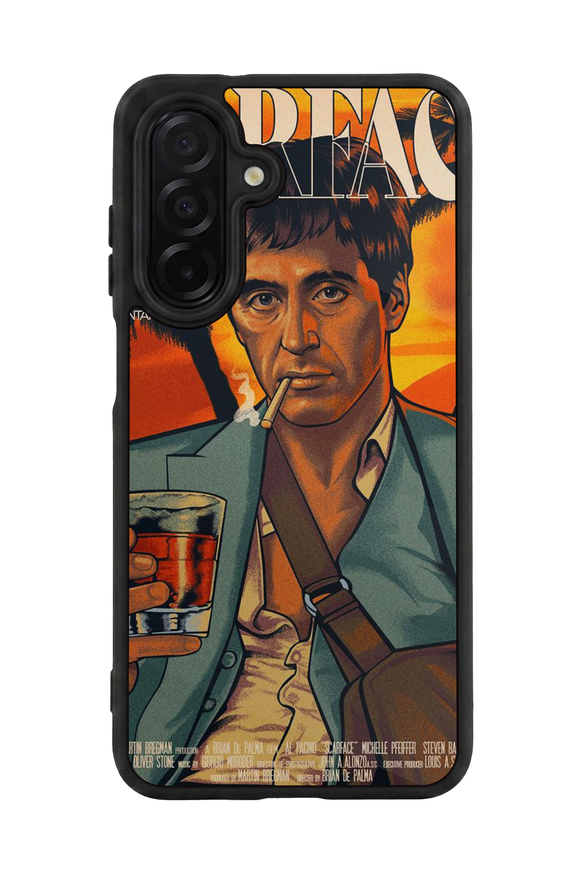 Samsung Galaxy A36 Uyumlu Scarface Tasarımlı Glossy Premium Kılıf