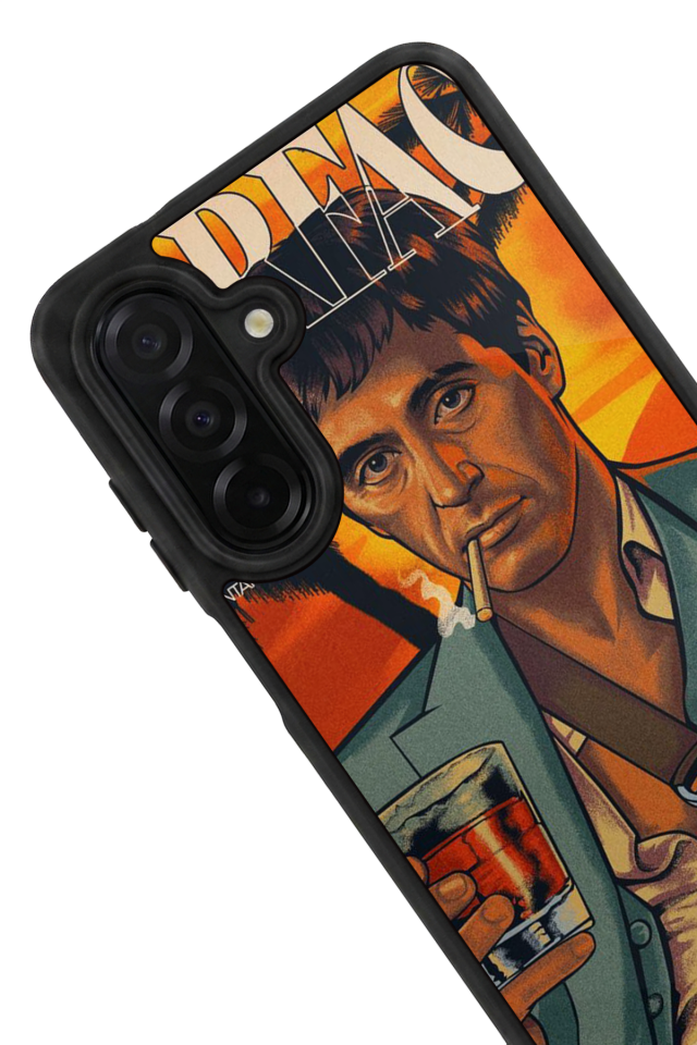 Samsung Galaxy A36 Uyumlu Scarface Tasarımlı Glossy Premium Kılıf