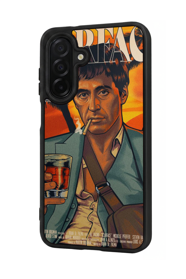 Samsung Galaxy A36 Uyumlu Scarface Tasarımlı Glossy Premium Kılıf