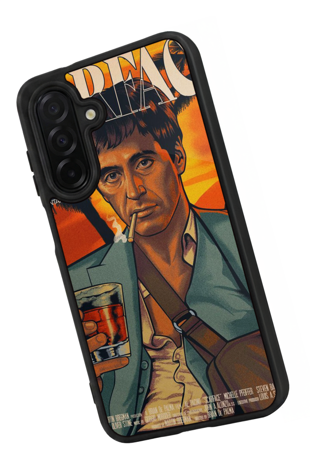 Samsung Galaxy A36 Uyumlu Scarface Tasarımlı Glossy Premium Kılıf