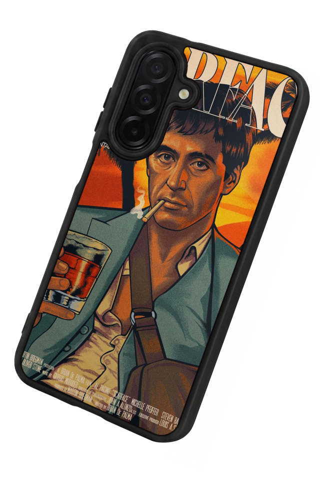 Samsung Galaxy A36 Uyumlu Scarface Tasarımlı Glossy Premium Kılıf