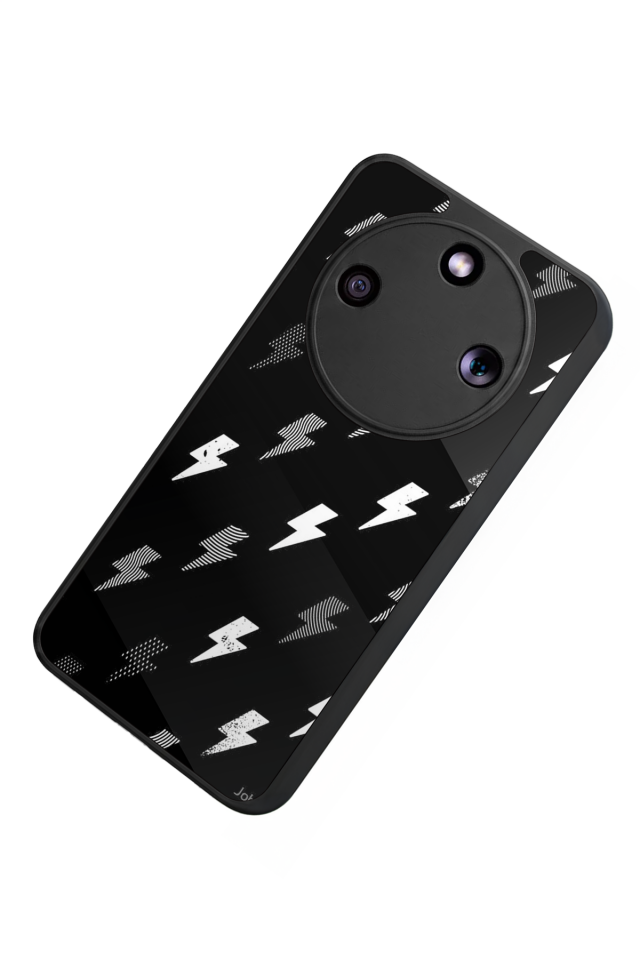 Honor Magic 8 Lite Uyumlu Simsek Tasarımlı Glossy Premium Kılıf