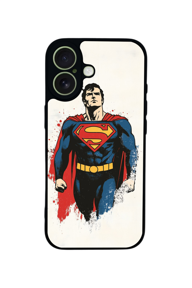 iPhone 17 Uyumlu Superman Tasarımlı Glossy Premium Kılıf