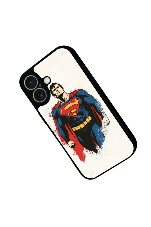 iPhone 17 Uyumlu Superman Tasarımlı Glossy Premium Kılıf