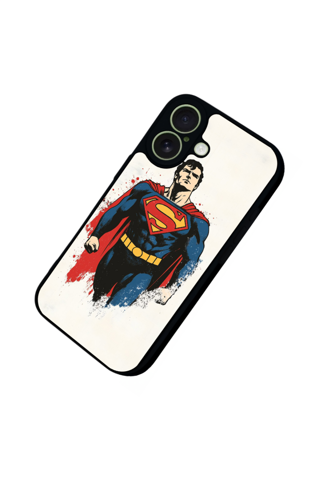 iPhone 17 Uyumlu Superman Tasarımlı Glossy Premium Kılıf