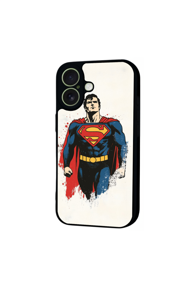 iPhone 17 Uyumlu Superman Tasarımlı Glossy Premium Kılıf