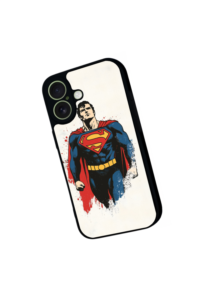 iPhone 17 Uyumlu Superman Tasarımlı Glossy Premium Kılıf
