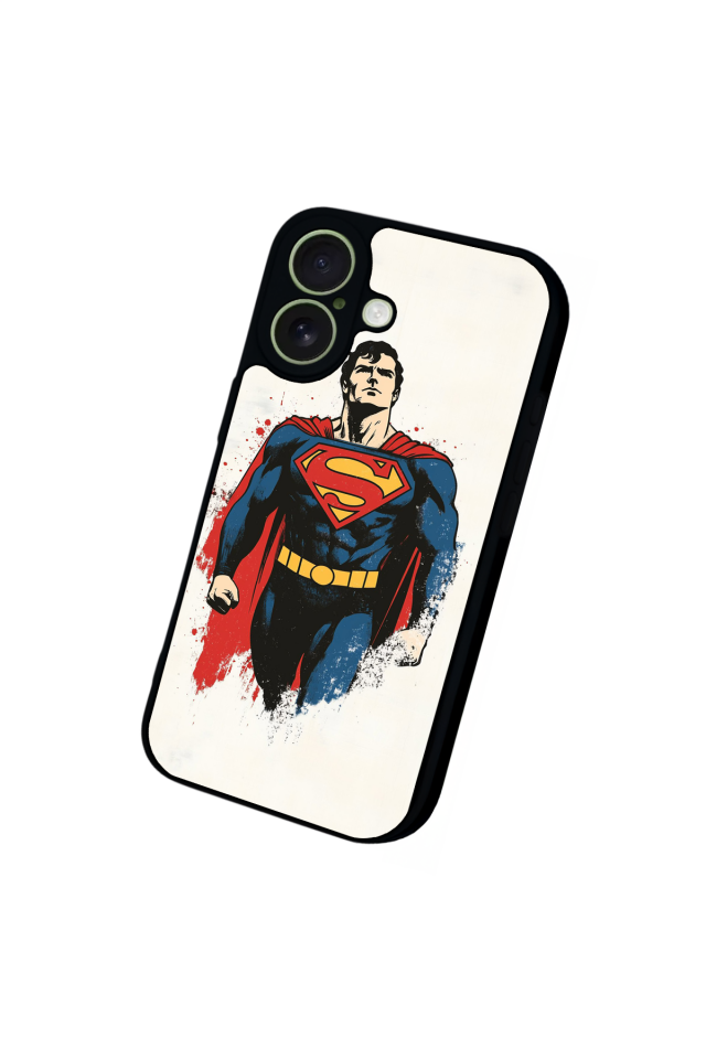 iPhone 17 Uyumlu Superman Tasarımlı Glossy Premium Kılıf