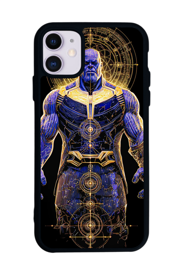 iPhone 11 Uyumlu Thanos Tasarımlı Glossy Premium Kılıf