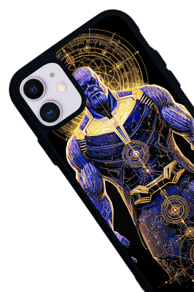 iPhone 11 Uyumlu Thanos Tasarımlı Glossy Premium Kılıf