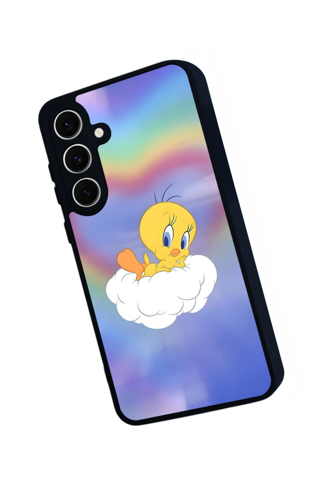 Samsung Galaxy S24 FE Uyumlu Tweety Tasarımlı Glossy Premium Kılıf