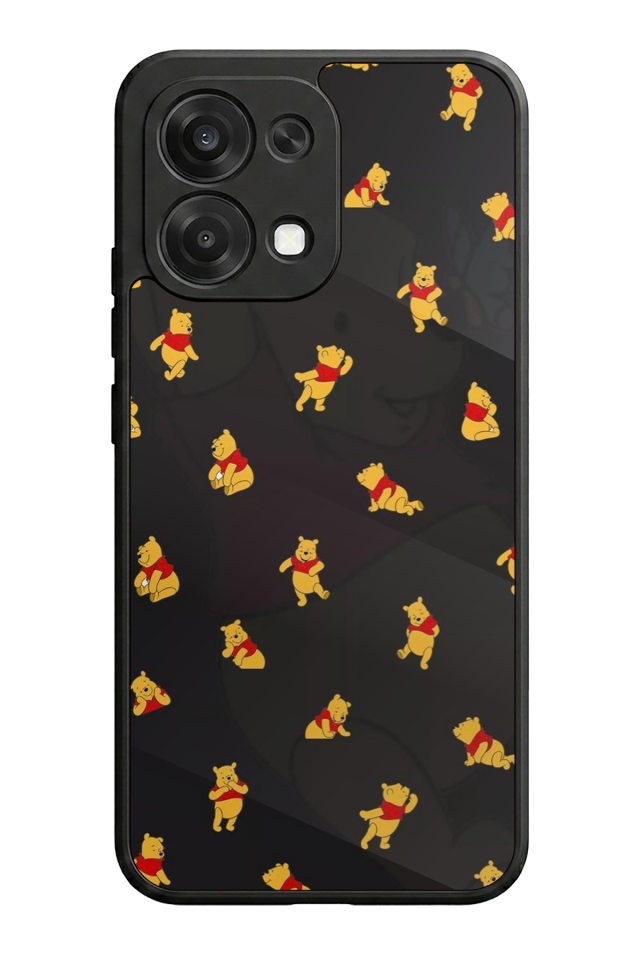 Oppo A6 Pro Uyumlu Winnie Tasarımlı Glossy Premium Kılıf