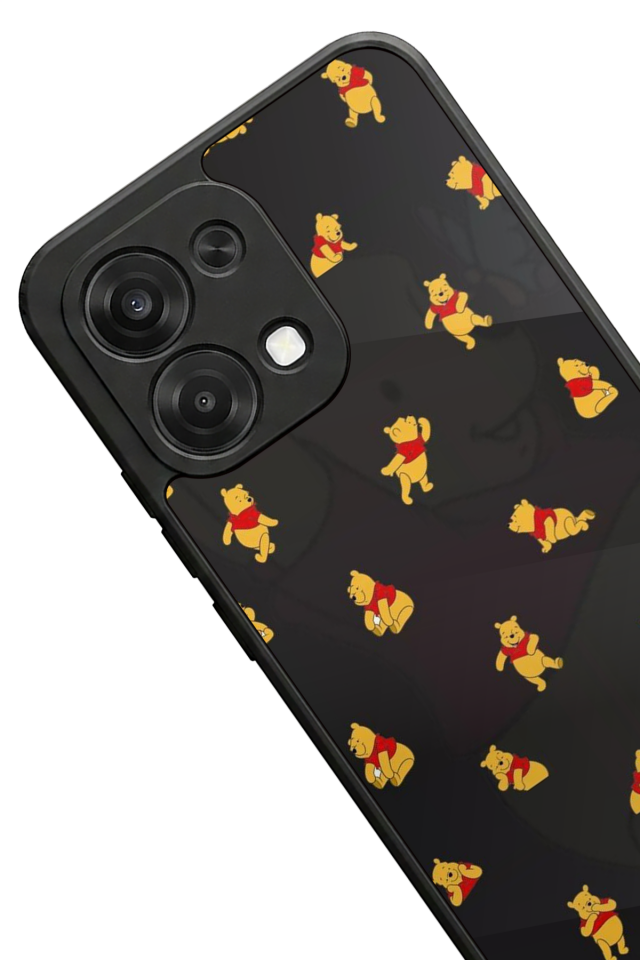 Oppo A6 Pro Uyumlu Winnie Tasarımlı Glossy Premium Kılıf