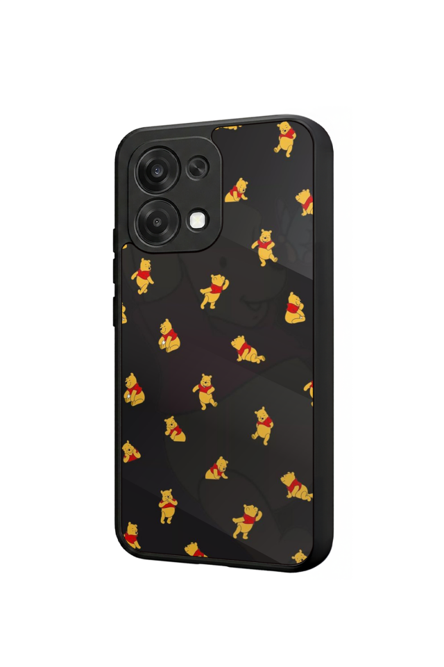 Oppo A6 Pro Uyumlu Winnie Tasarımlı Glossy Premium Kılıf