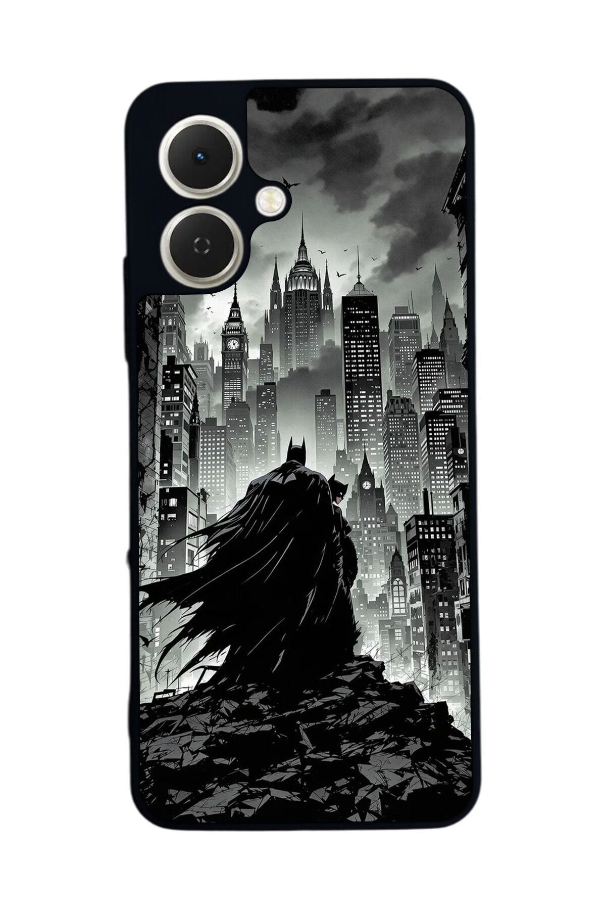 Tecno Spark GO 2 Uyumlu Batman Tasarımlı Glossy Premium Kılıf