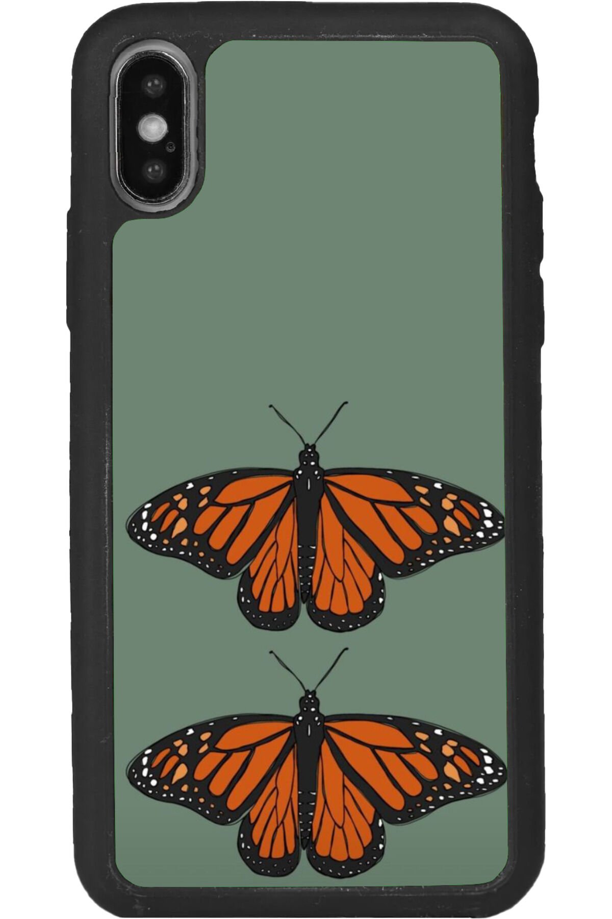 iPhone XS Max Uyumlu Mat Siyah uyumlu Kılıf – Yumuşak Silikon, Koruyucu, Şok Emici Kapak