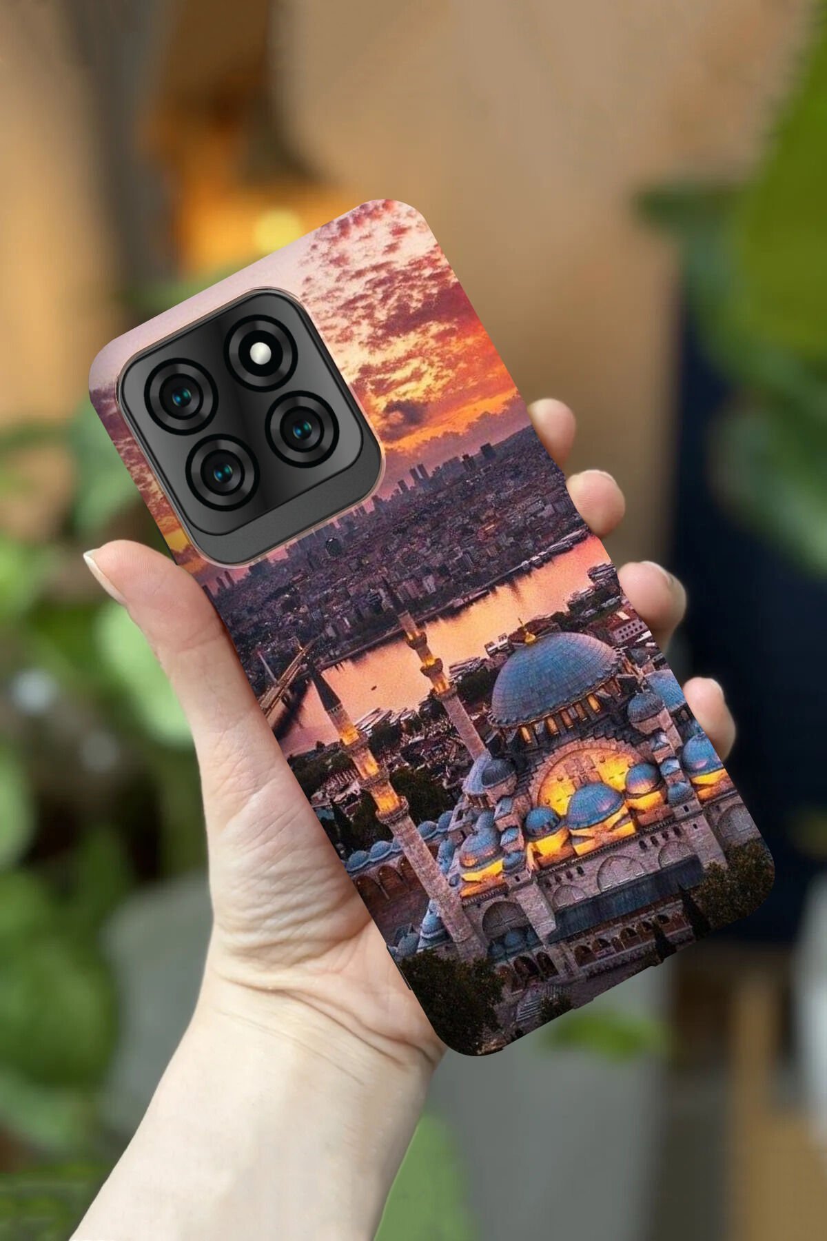 Reeder S71 Uyumlu Kamera Korumalı Cami Desenli HD Baskılı Silikon Kılıf