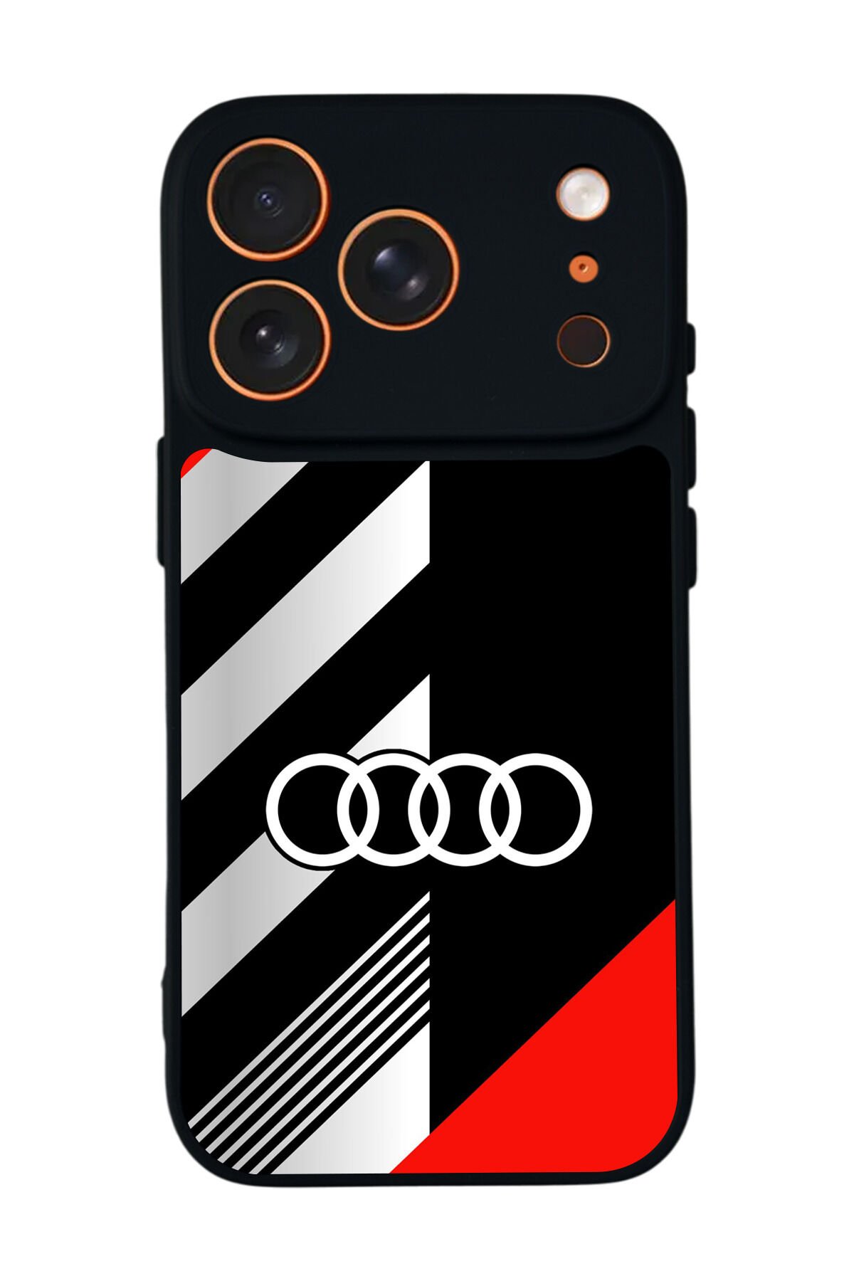 iPhone 17 Pro Max Uyumlu Audi Tasarımlı Glossy Premium Kılıf
