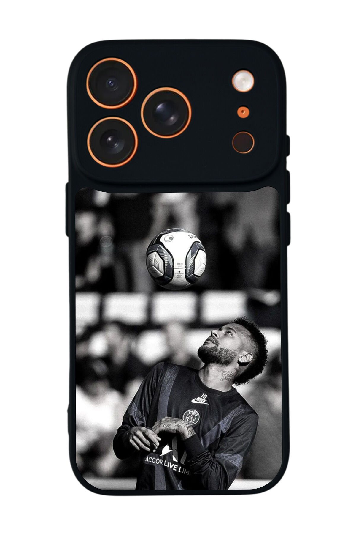 iPhone 17 Pro Uyumlu Neymar Tasarımlı Glossy Premium Kılıf