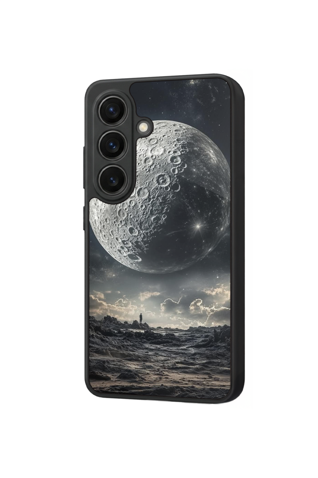 Samsung Galaxy S26 Uyumlu Ay Tasarımlı Glossy Premium Kılıf