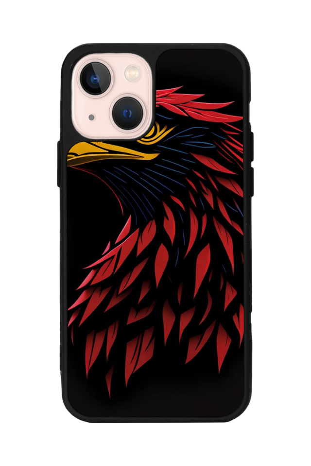 iPhone 15 Uyumlu Besiktas Tasarımlı Glossy Premium Kılıf