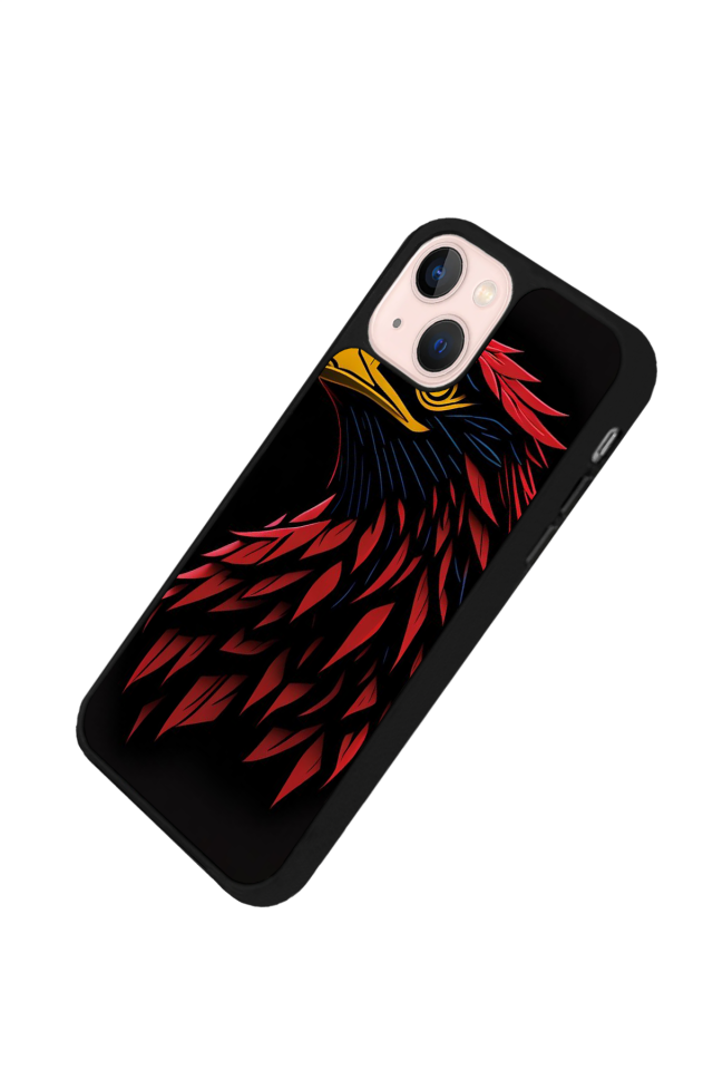 iPhone 15 Uyumlu Besiktas Tasarımlı Glossy Premium Kılıf