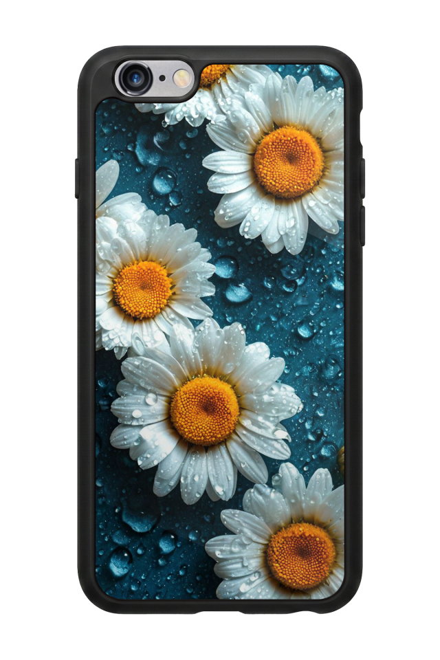 iPhone 6s Plus Uyumlu Cicek Tasarımlı Glossy Premium Kılıf