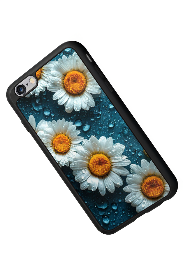 iPhone 6s Plus Uyumlu Cicek Tasarımlı Glossy Premium Kılıf