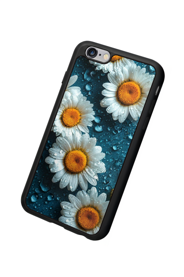 iPhone 6s Plus Uyumlu Cicek Tasarımlı Glossy Premium Kılıf