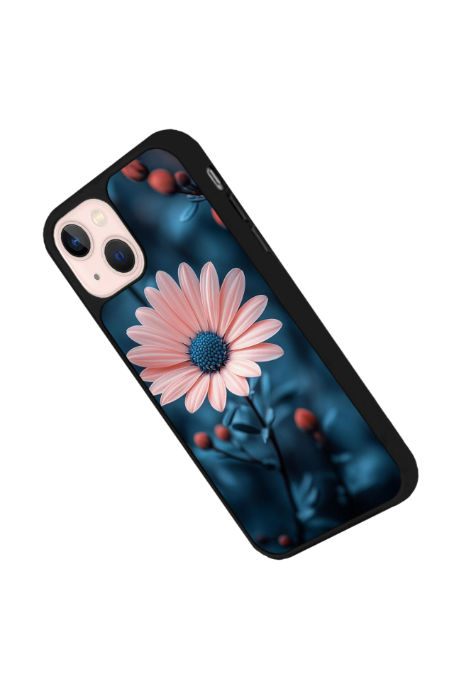 iPhone 15 Plus Uyumlu Cicek Tasarımlı Glossy Premium Kılıf