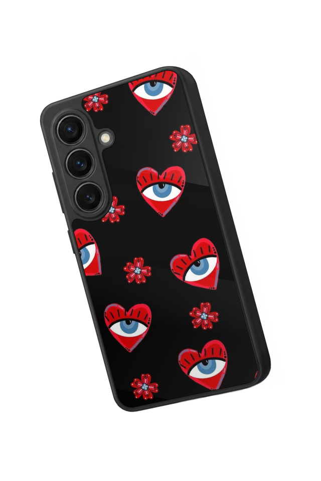 Samsung Galaxy S26 Uyumlu Göz Tasarımlı Glossy Premium Kılıf