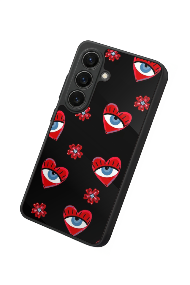 Samsung Galaxy S26 Uyumlu Göz Tasarımlı Glossy Premium Kılıf