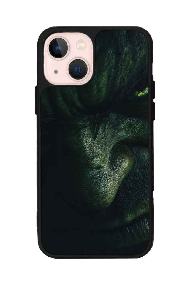 iPhone 14 Plus Uyumlu Hulk Tasarımlı Glossy Premium Kılıf