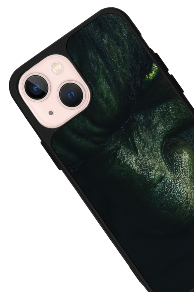 iPhone 14 Plus Uyumlu Hulk Tasarımlı Glossy Premium Kılıf