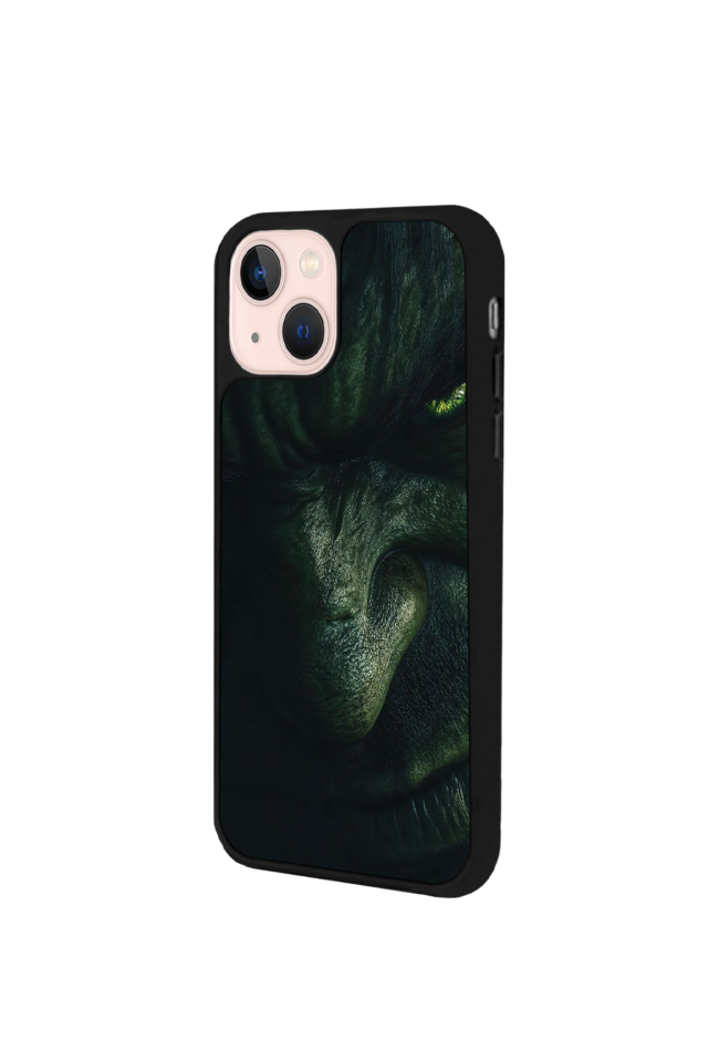 iPhone 14 Plus Uyumlu Hulk Tasarımlı Glossy Premium Kılıf