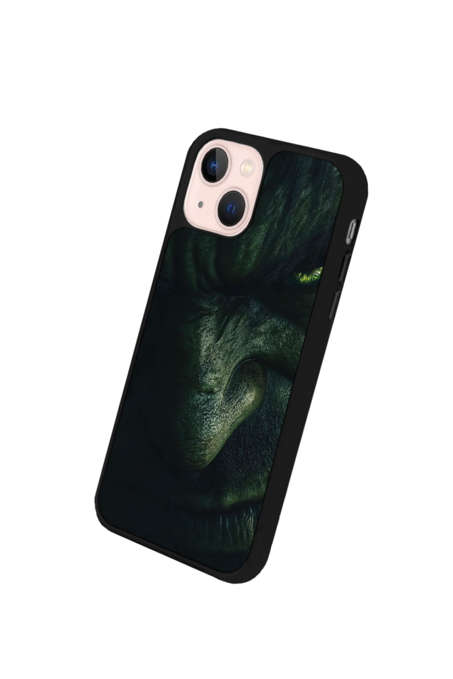 iPhone 14 Plus Uyumlu Hulk Tasarımlı Glossy Premium Kılıf