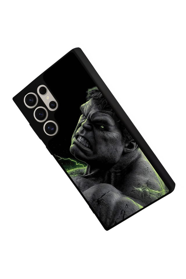 Samsung Galaxy S22 Ultra Uyumlu Hulk Tasarımlı Glossy Premium Kılıf