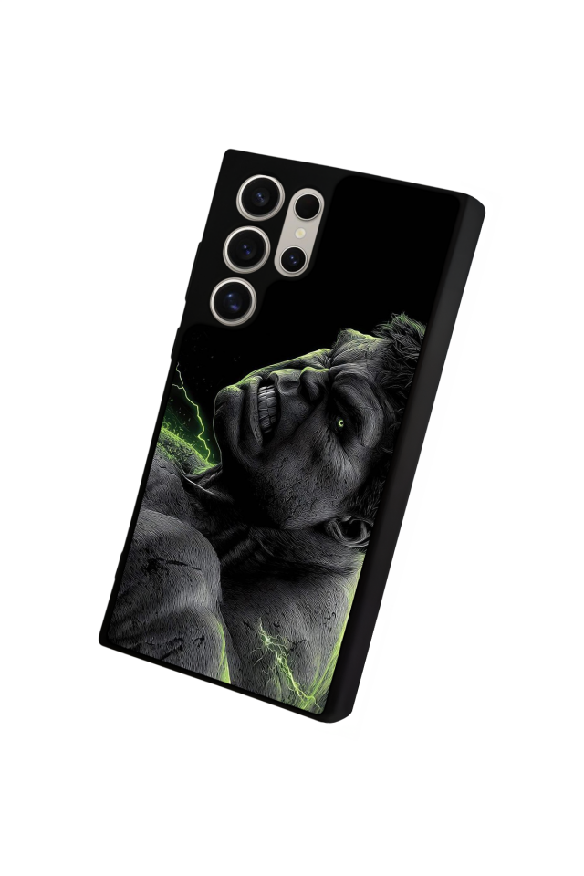 Samsung Galaxy S22 Ultra Uyumlu Hulk Tasarımlı Glossy Premium Kılıf