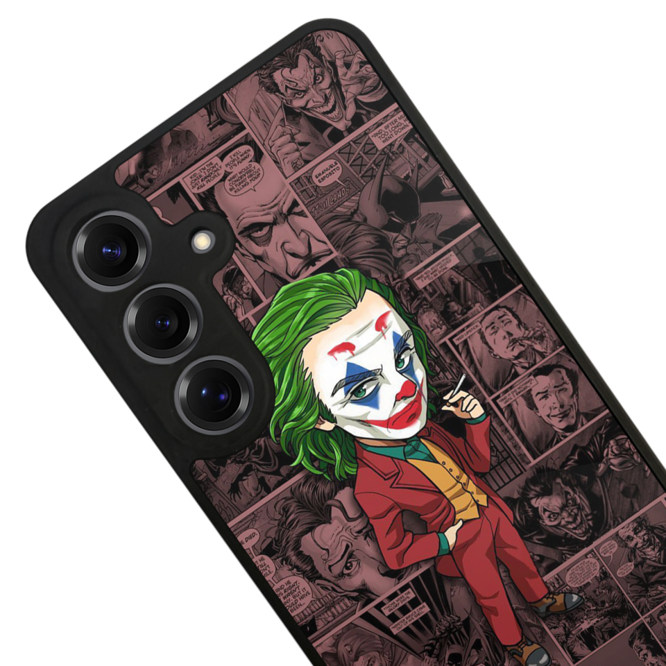 Samsung Galaxy S25 Uyumlu Joker Tasarımlı Glossy Premium Kılıf