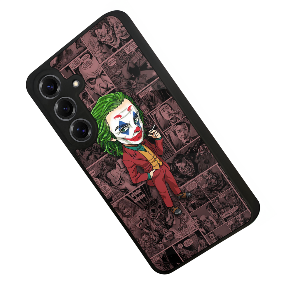 Samsung Galaxy S25 Uyumlu Joker Tasarımlı Glossy Premium Kılıf