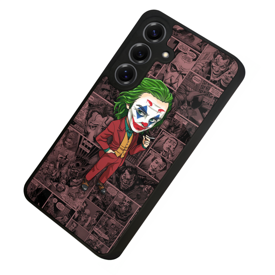 Samsung Galaxy S25 Uyumlu Joker Tasarımlı Glossy Premium Kılıf