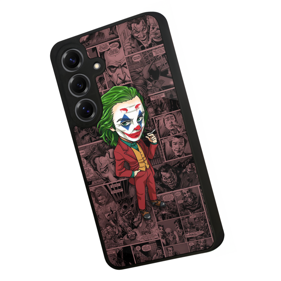 Samsung Galaxy S25 Uyumlu Joker Tasarımlı Glossy Premium Kılıf