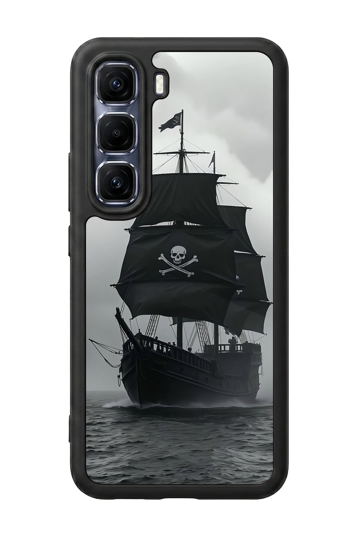 Infinix Hot 60 Pro Plus Uyumlu Korsan Tasarımlı Glossy Premium Kılıf