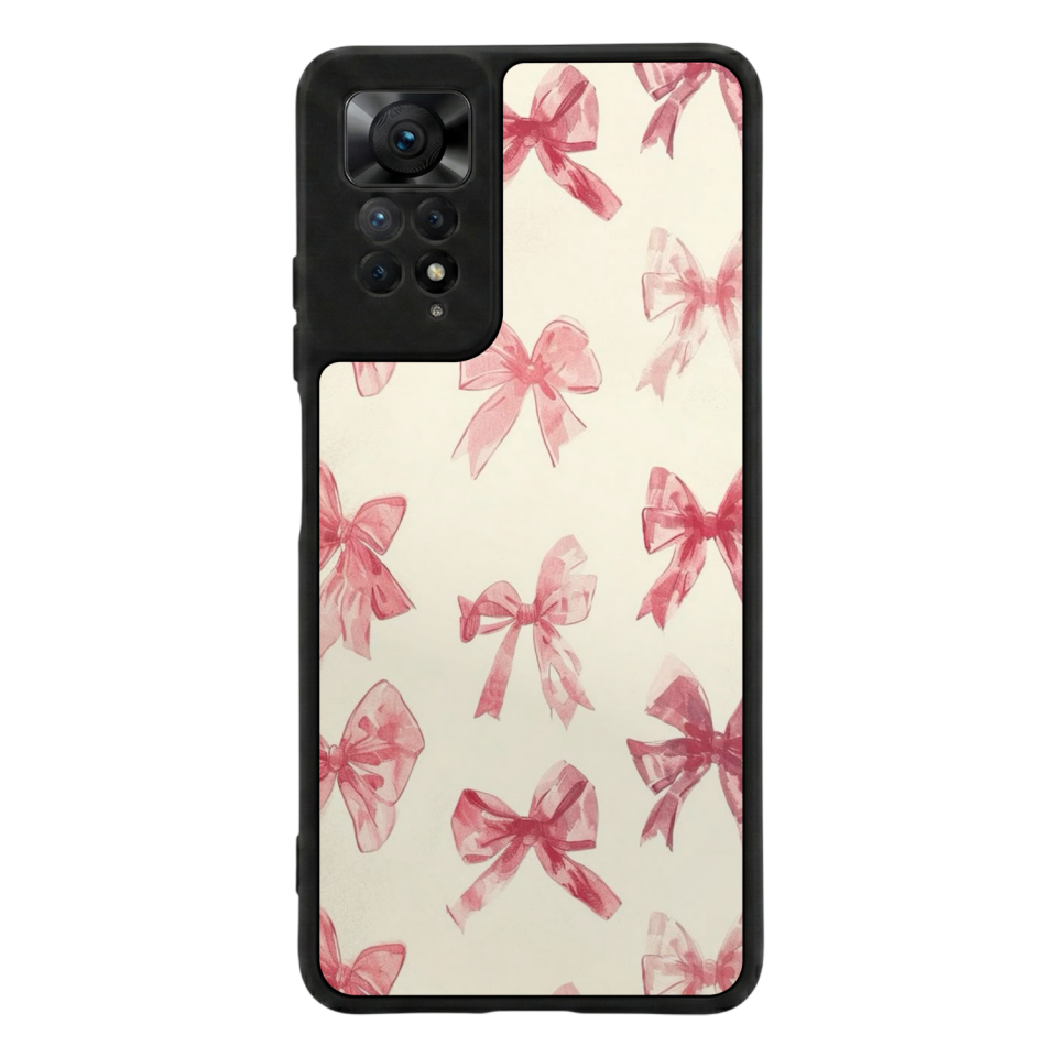 Xiaomi Redmi Note 11 Pro Uyumlu Kurdele Tasarımlı Glossy Premium Kılıf