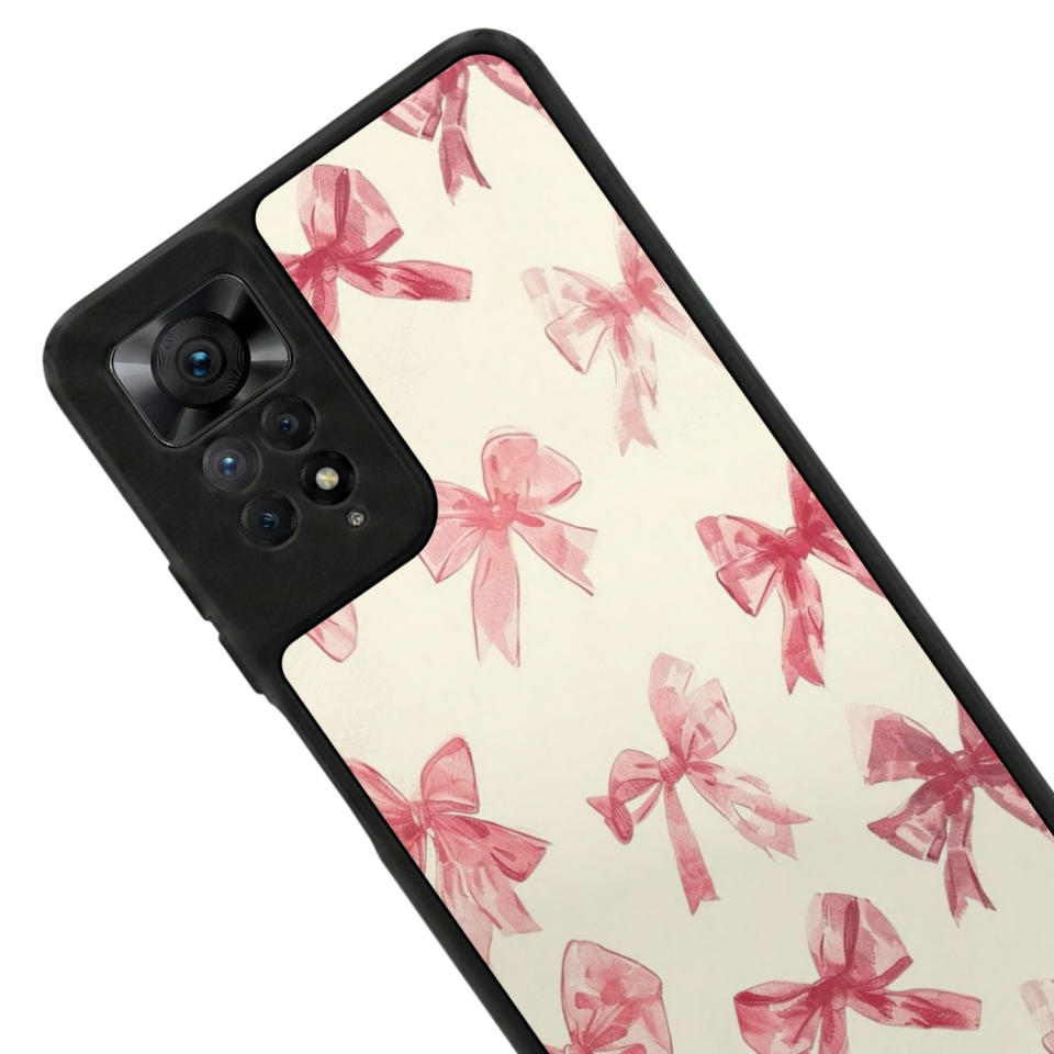 Xiaomi Redmi Note 11 Pro Uyumlu Kurdele Tasarımlı Glossy Premium Kılıf
