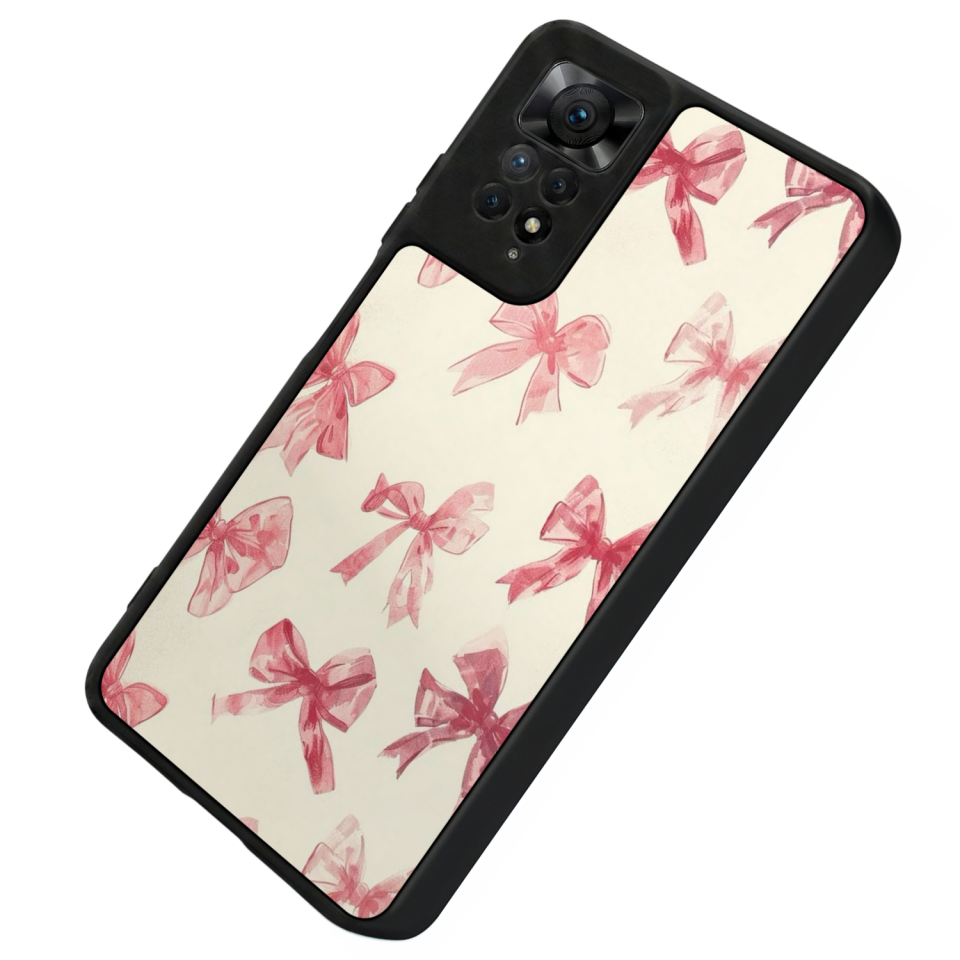 Xiaomi Redmi Note 11 Pro Uyumlu Kurdele Tasarımlı Glossy Premium Kılıf